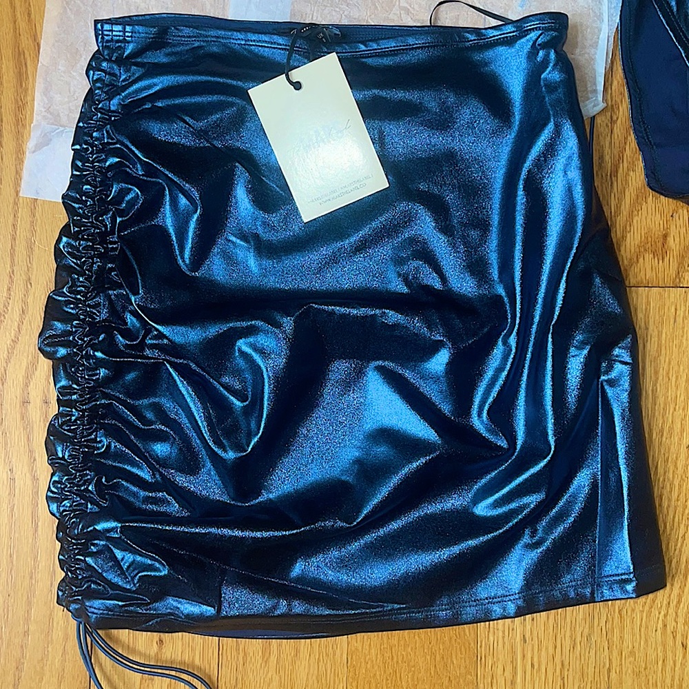 Blue Chrome two piece set from Marsthelabel. Size 8 UK = US size 6.